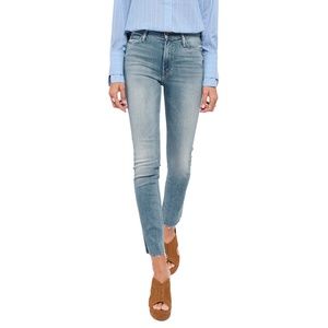 NWT Mother Midrise Dazzler Ankle Fray Jean Jackpot